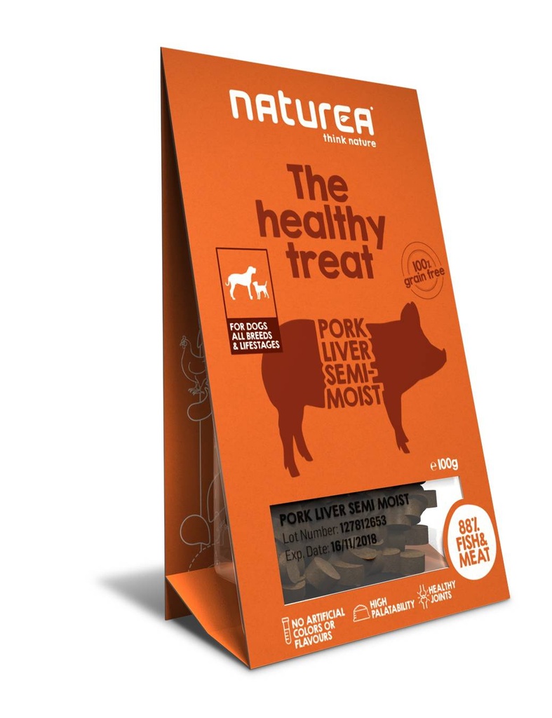 Naturea Treats Pork Liver Semi-Moist