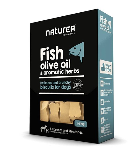 [NTC32311] Naturea Biscuits Fish Olive Oil Herbs