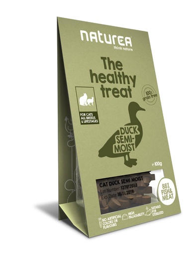 [NTC37068] Naturea Cat Treats Duck Semi-Moist