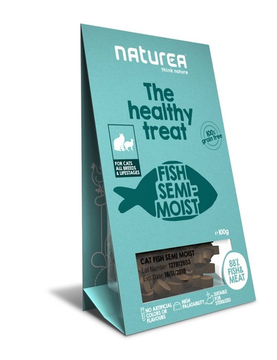 [NTC37072] Naturea Cat Treats Fish Semi-Moist