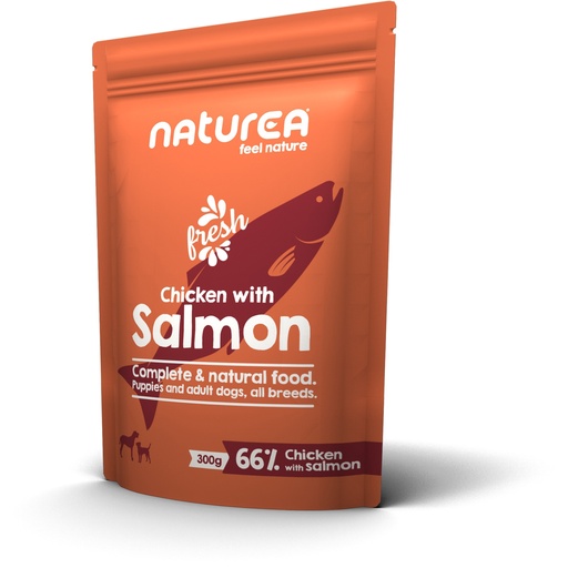 [NTC37348] Naturea Dog Wet Food Chicken Salmon