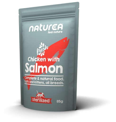 [NTC37343] Naturea Cat Wet Food Chicken Salmon