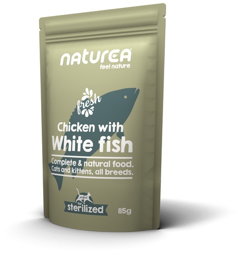 [NTC37344] Naturea Cat Wet Food Chicken White Fish